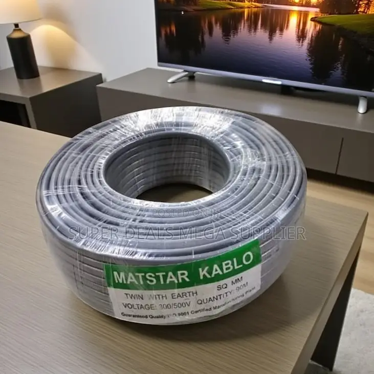 1.5mm Twin + Earth Electrical Wiring Cable Easy to Install Maintain