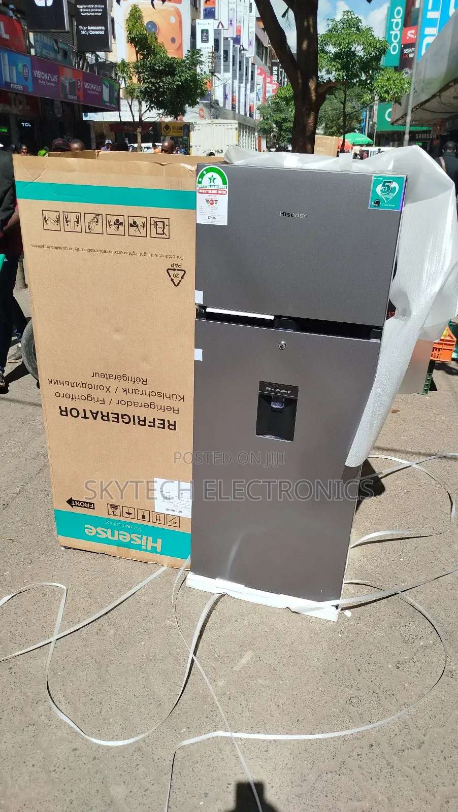 Hisense Ref-205dr 205l Double Door Fridge With Water Dispenser