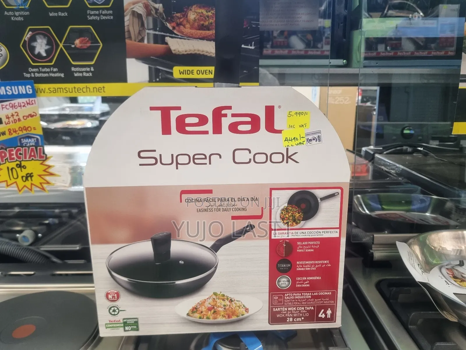 Tefal Natura Stone Effect Frypan B