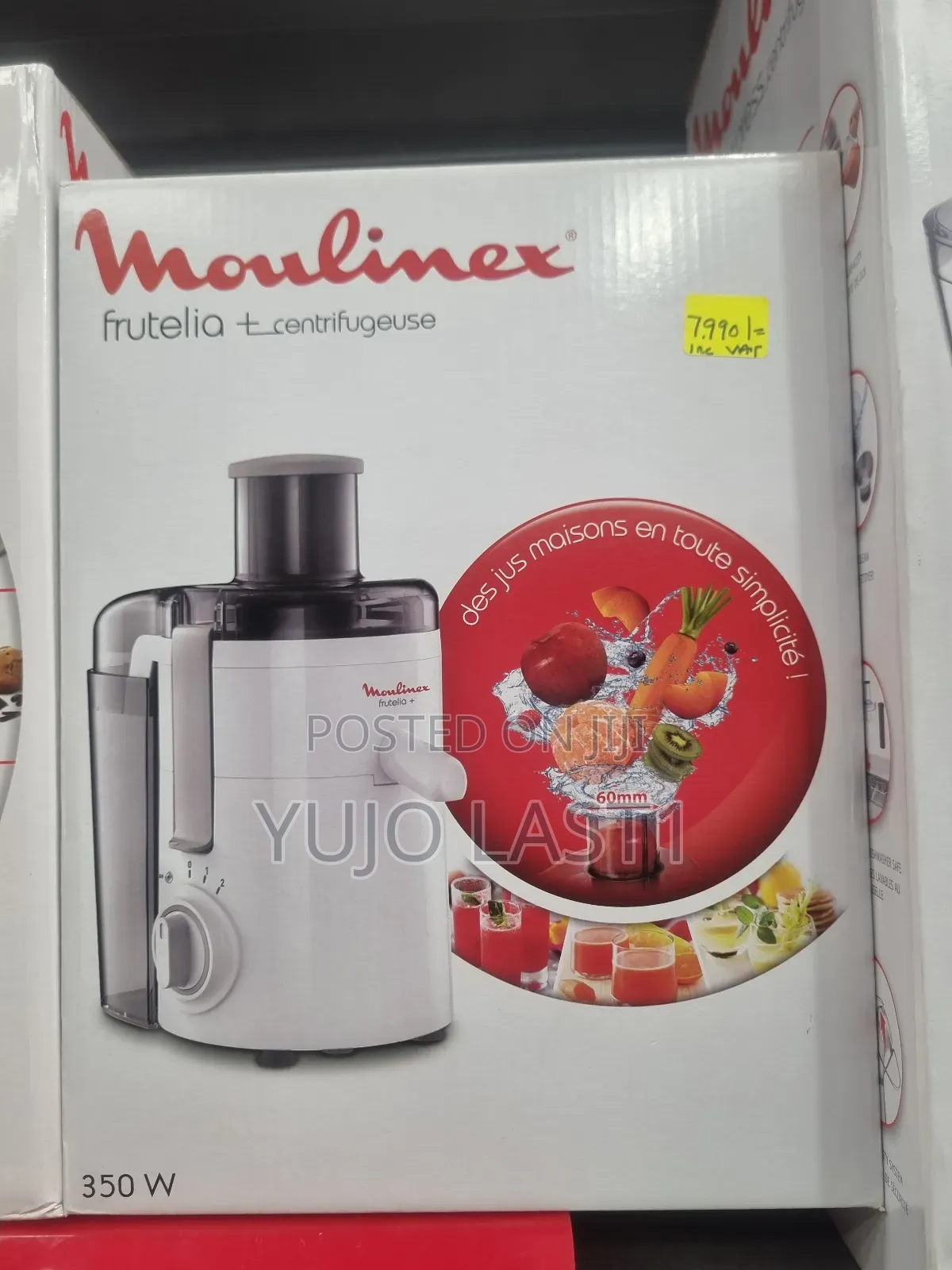 Moulinex Juicer Machine 2 Speed Frutelia 350w 0.95l Pulp Container