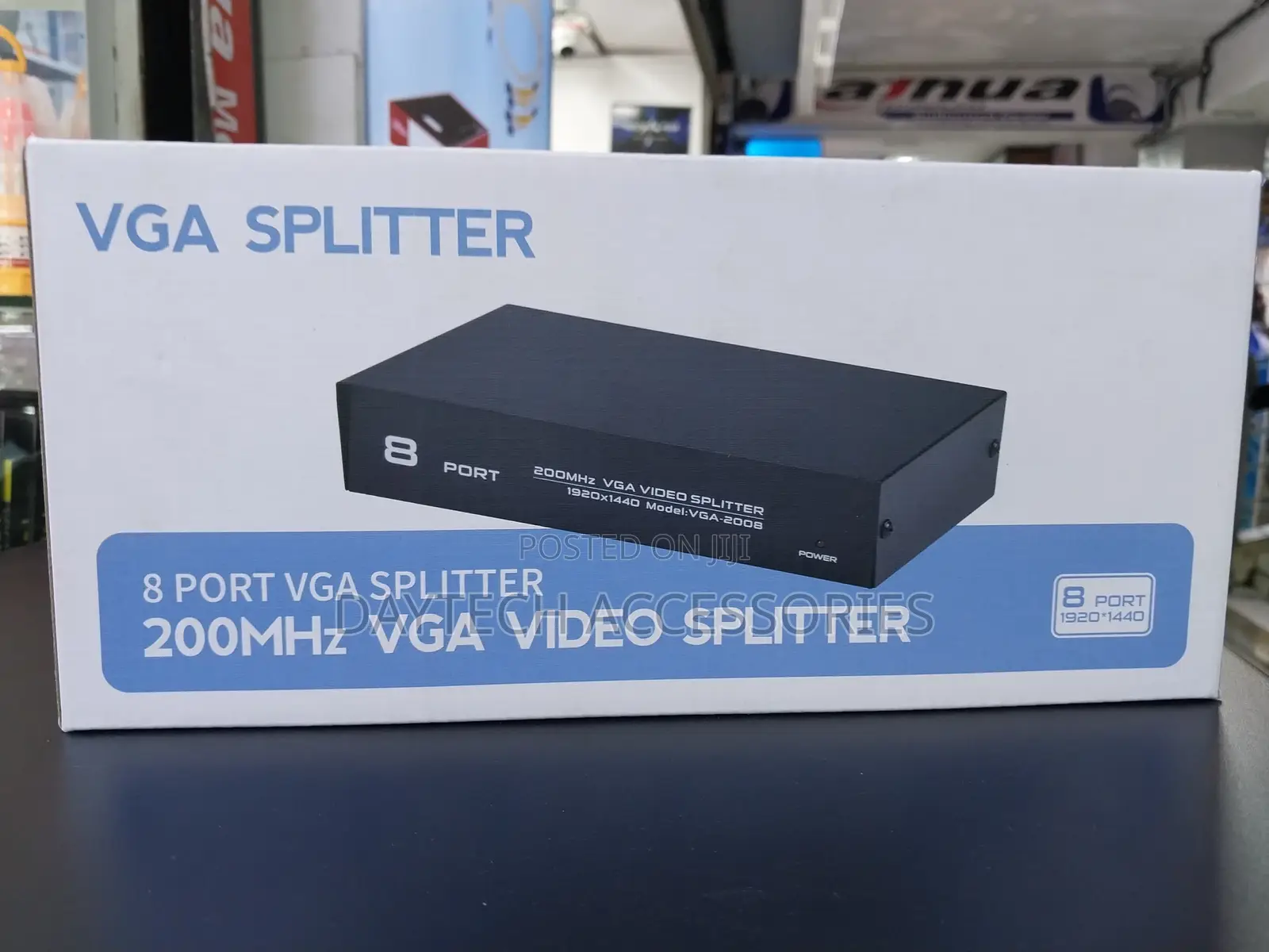 8 Port Vga Video Splitter 1 in 8 Out for Monitor