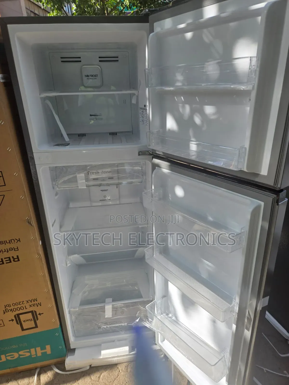 Hisense Ref250dr 251litres Double Door No Frost Fridge