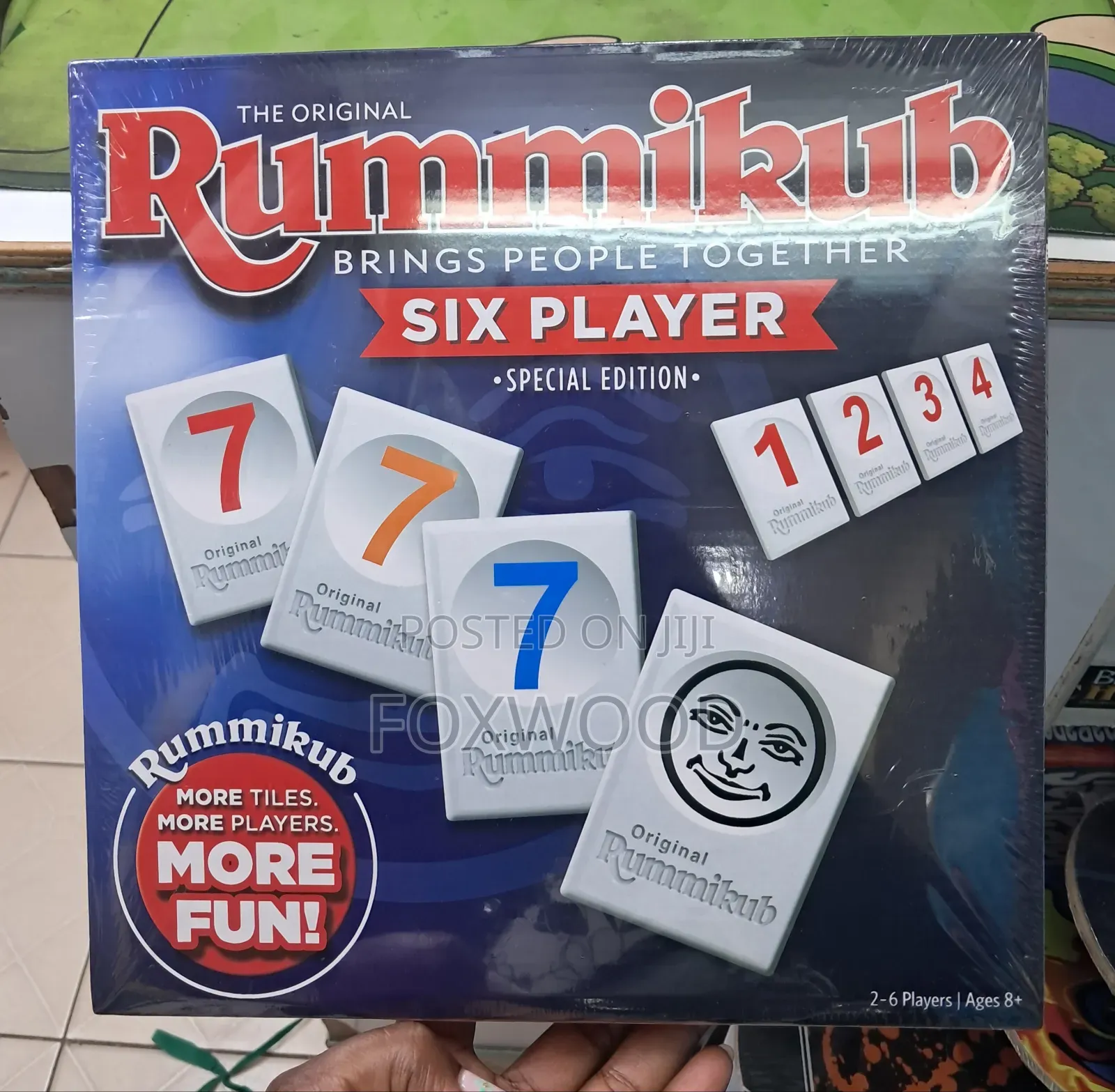 Rummikub Six Player - Special Edition" Board Game.