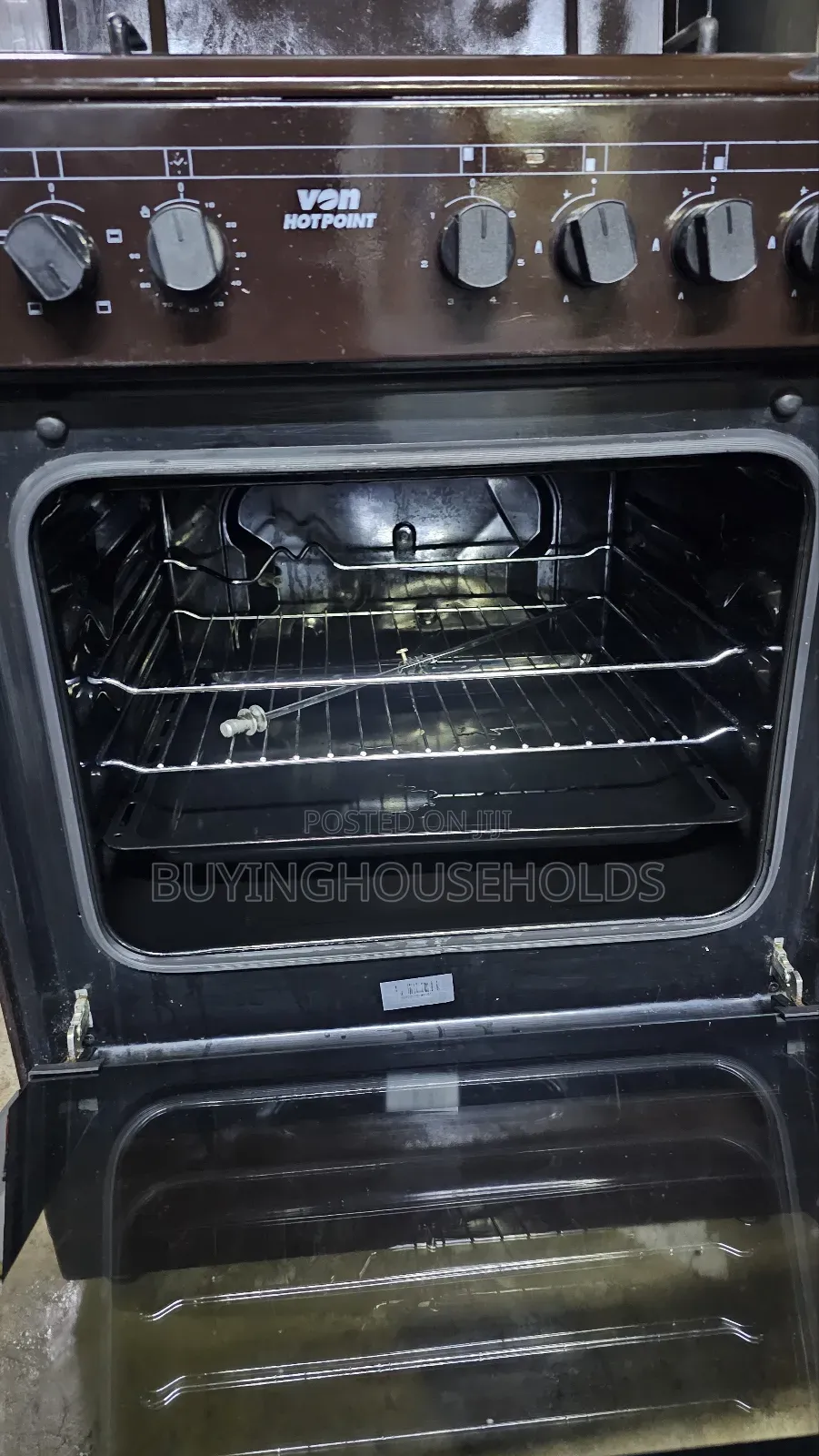 Von 60x60 Standing Cooker 3gas +1 Electric