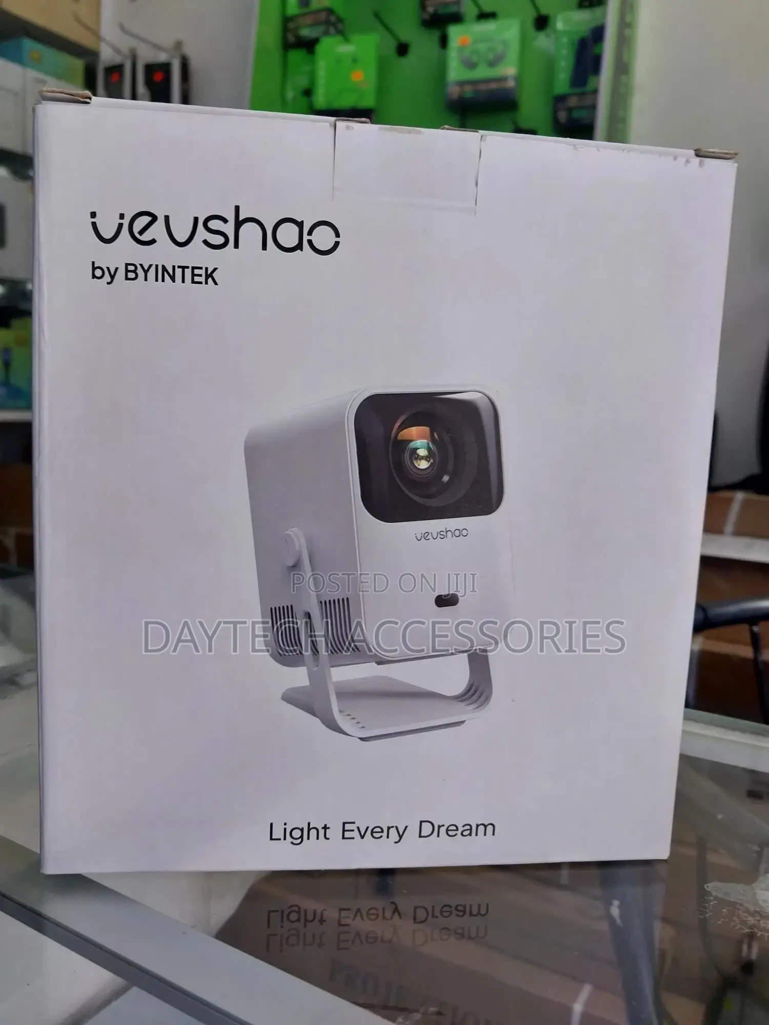 Vevshao Mini Android Projector – 260 Ansi Lumens 720p Hd.
