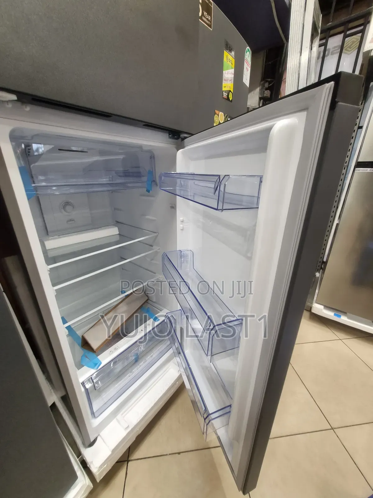 SCL 334ltr Double Door TMF Refrigerator Pebble Grey SCL-Rtn334ecpg