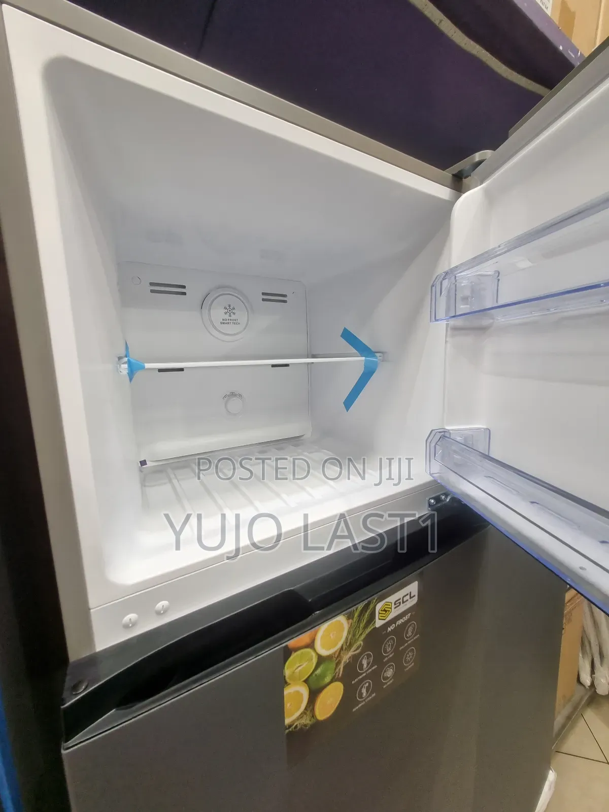 SCL 334ltr Double Door TMF Refrigerator Pebble Grey SCL-Rtn334ecpg