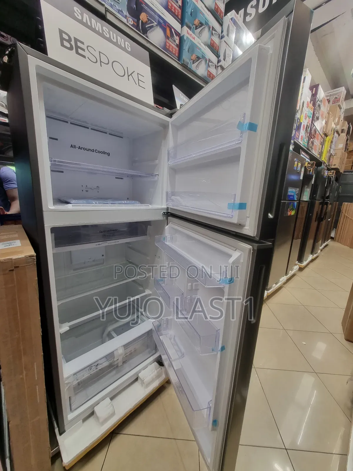 Samsung 393l Refrigerator Top Mount Freezer Refined Inox