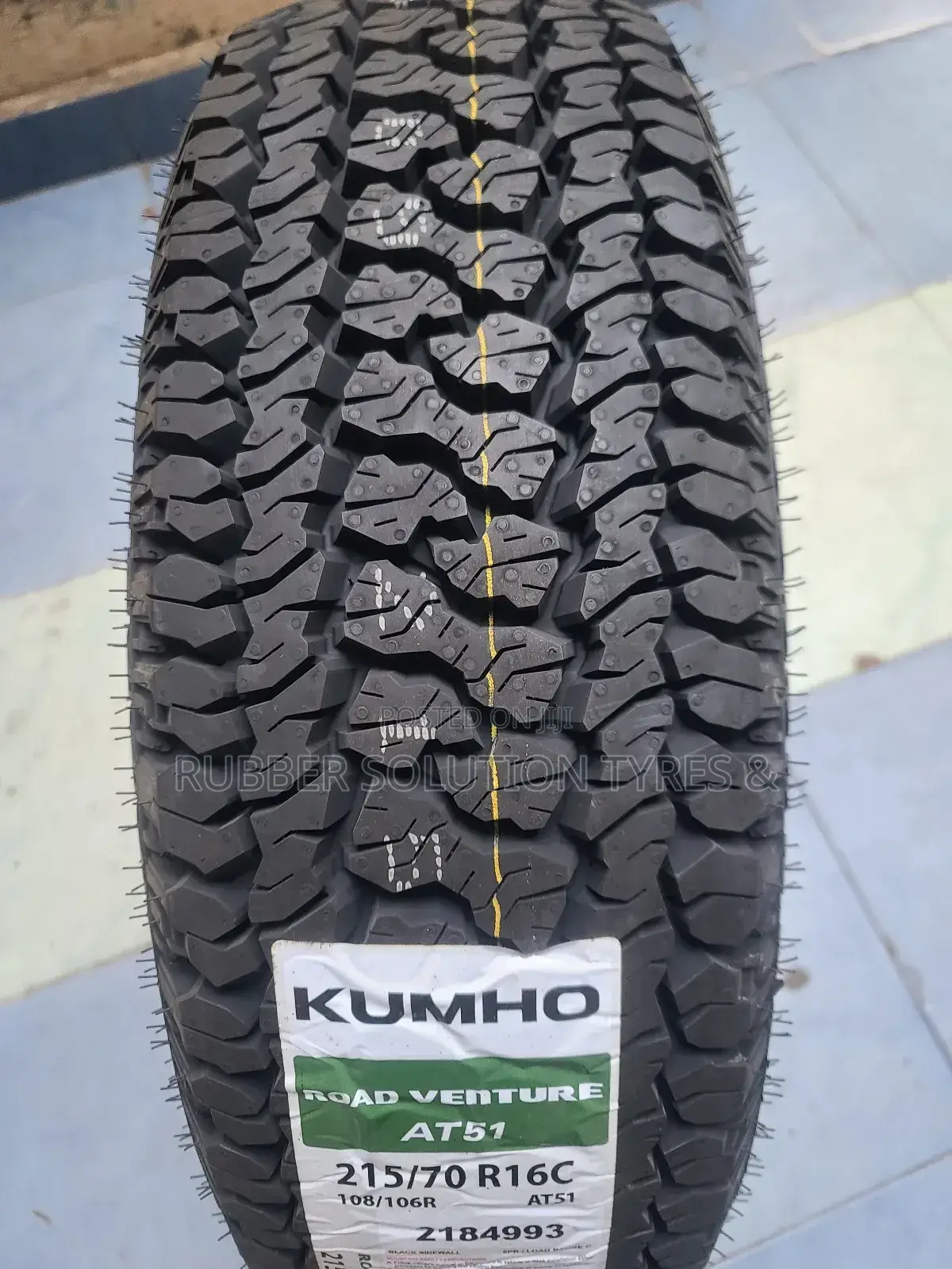 215/70r16 C Kumho Tires [A/T51 Road Venture ]