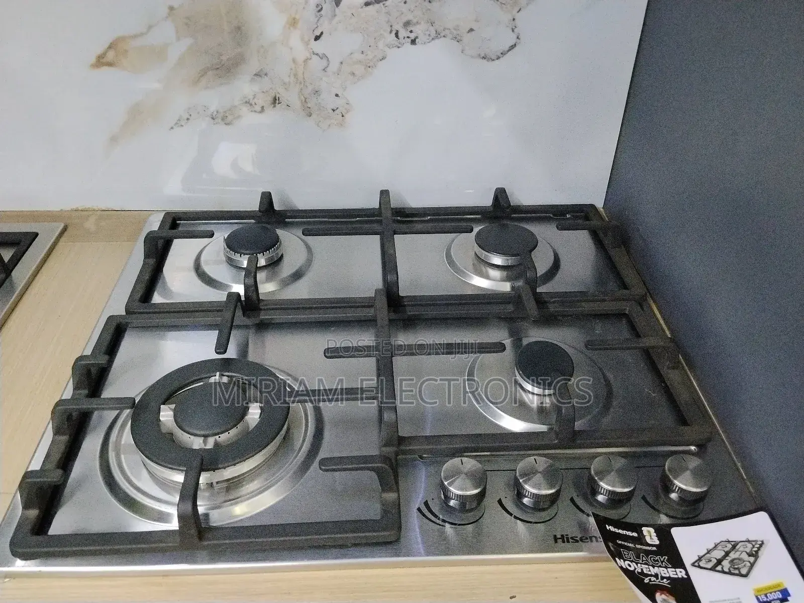 Hisense 60cm Built-in 4 Burner Gas Hob