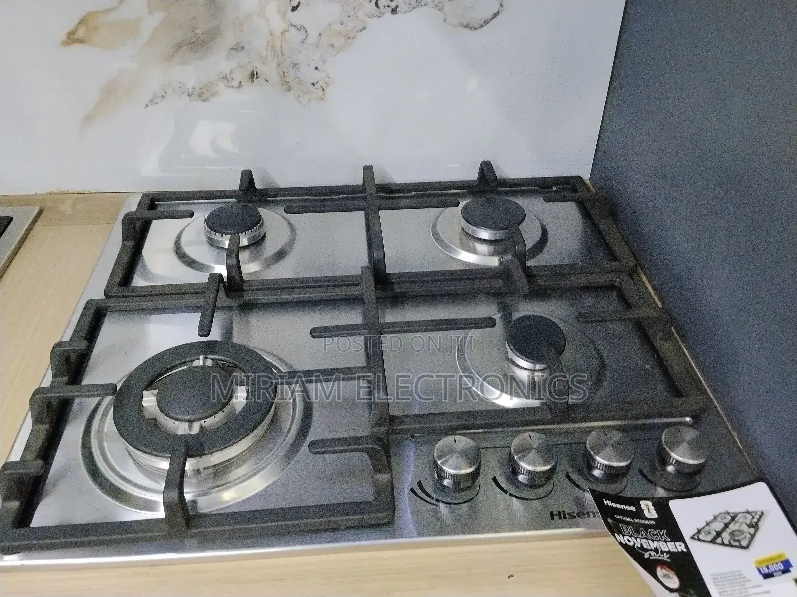 Hisense 60cm Built-in 4 Burner Gas Hob