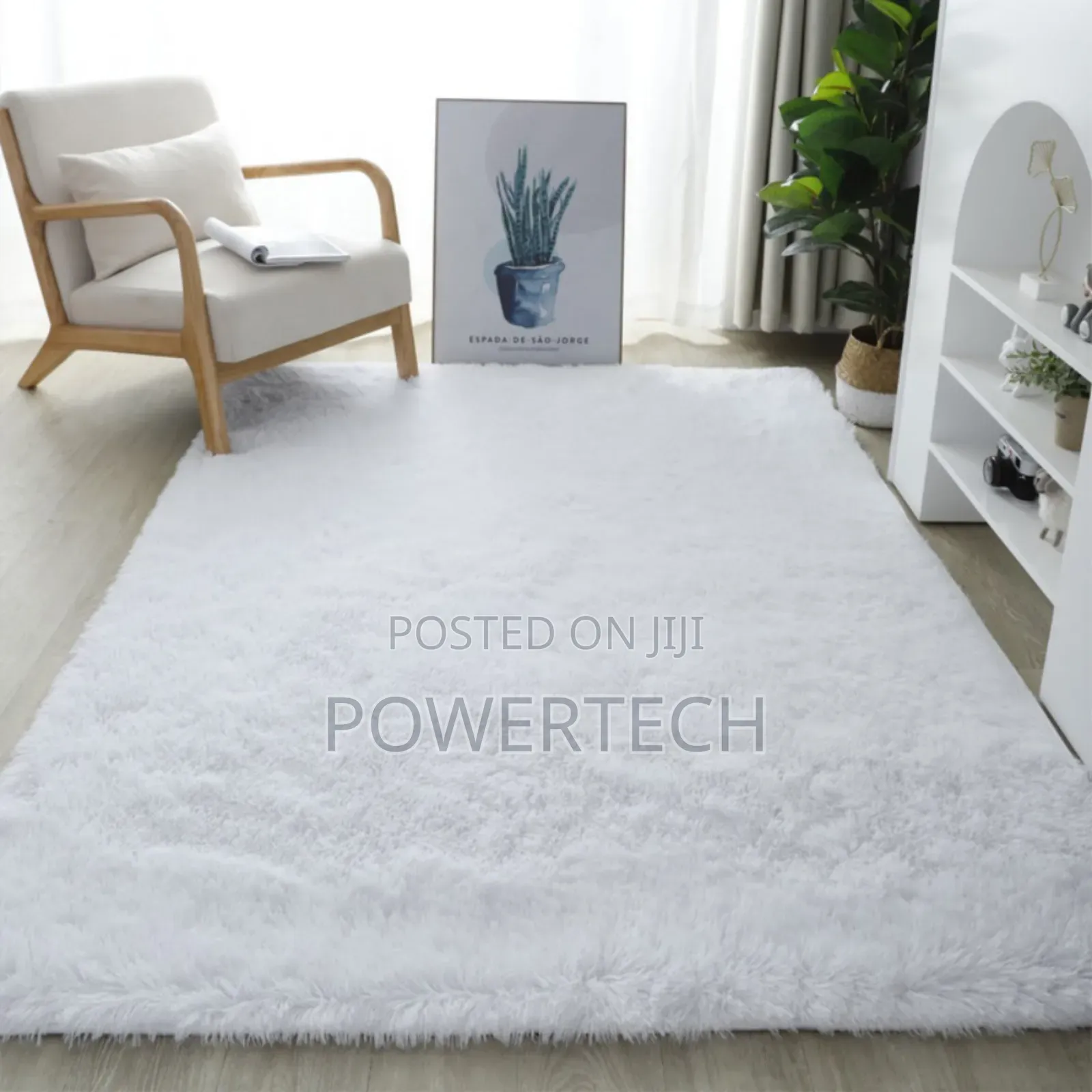 Plain Fluffy Carpets