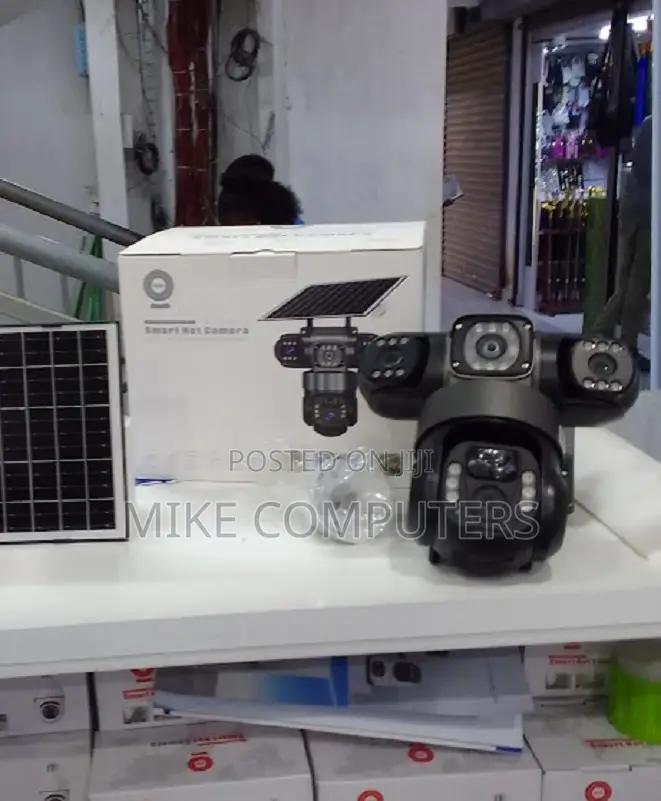 4g Simcard Solarpowered Camera Tripple Lens