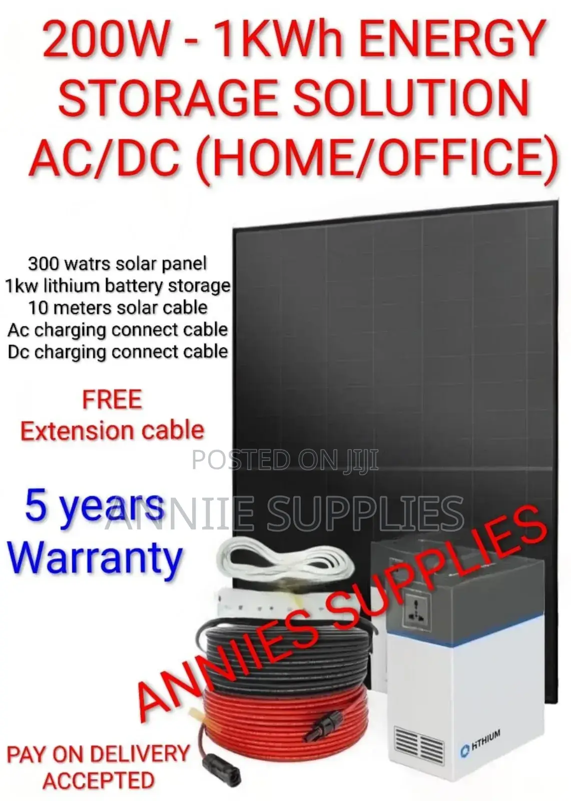 300w -1kwh Energy Storage Solutions