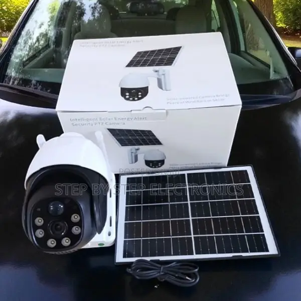 4g Solar PTZ Outdoor Camera 3mp Hd Two Way Audio and Cloud Storage