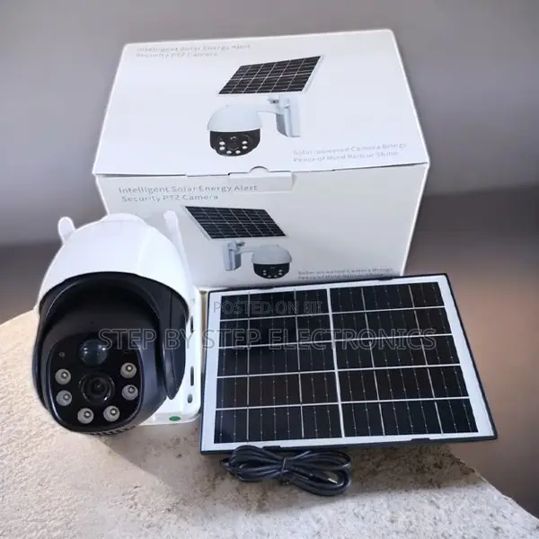 4g PTZ 3mp Solar Camera With 360 Degrees Remote Pan Tilt Zoom - PTZ