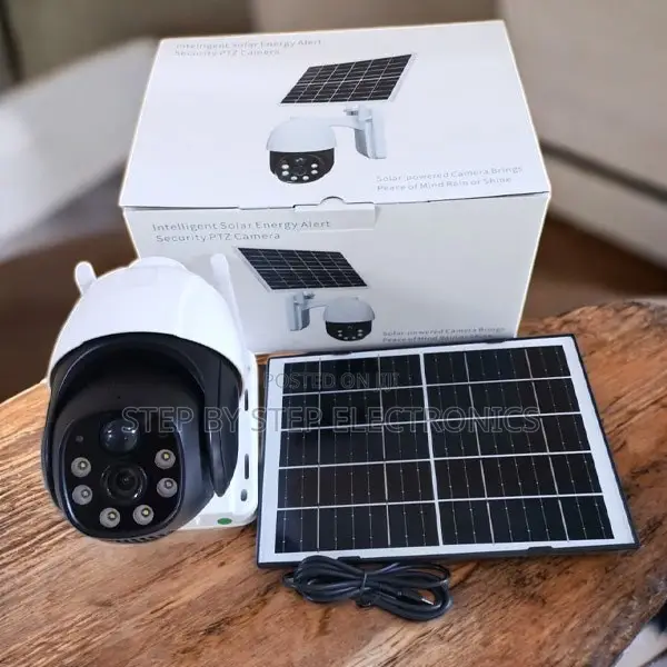 4g Simcard Solar Camera 3mp Hd PTZ Auto Rotate Motion Detection CCTV