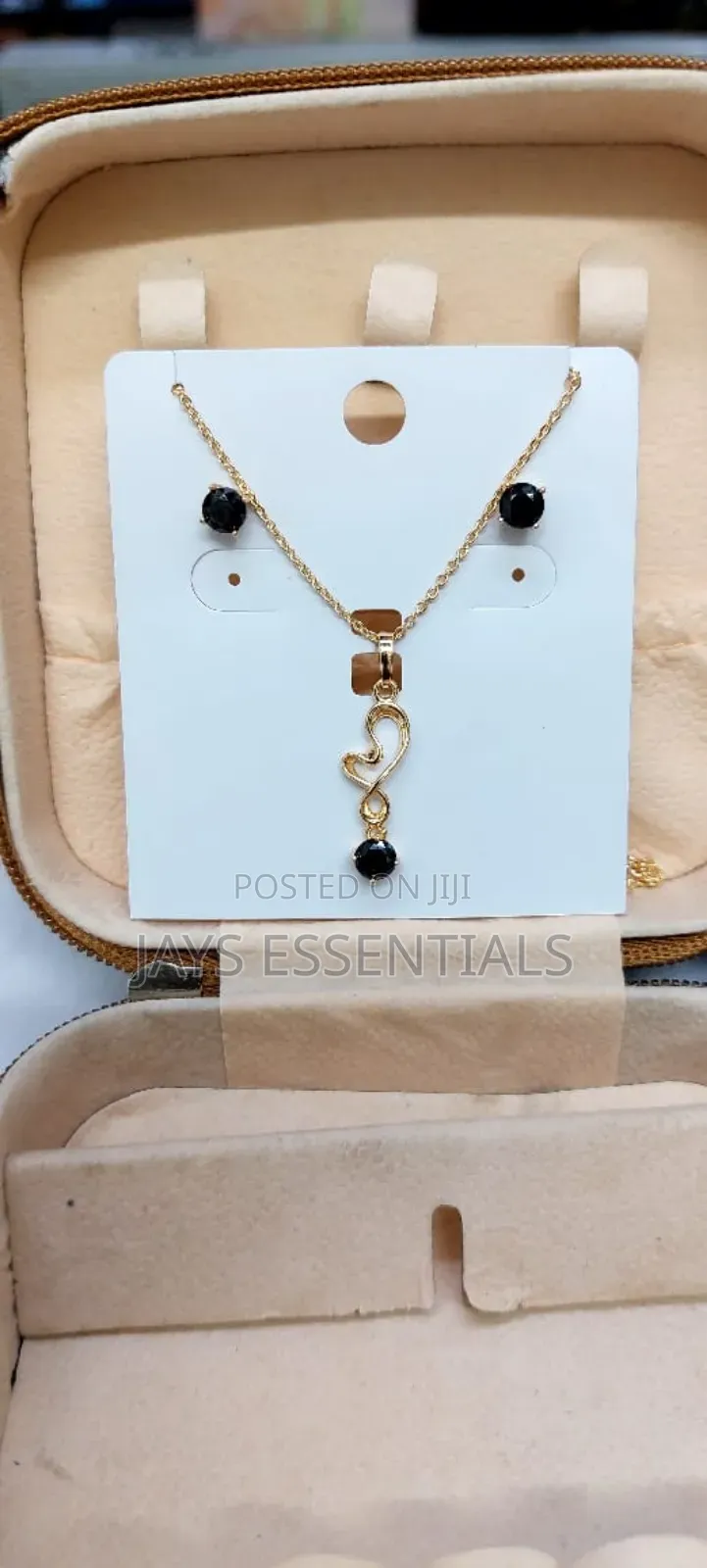 Coordinated Set of Necklaces and Earrings