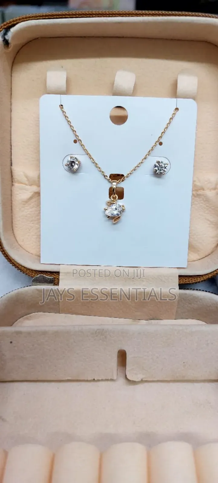 Coordinated Set of Necklaces and Earrings