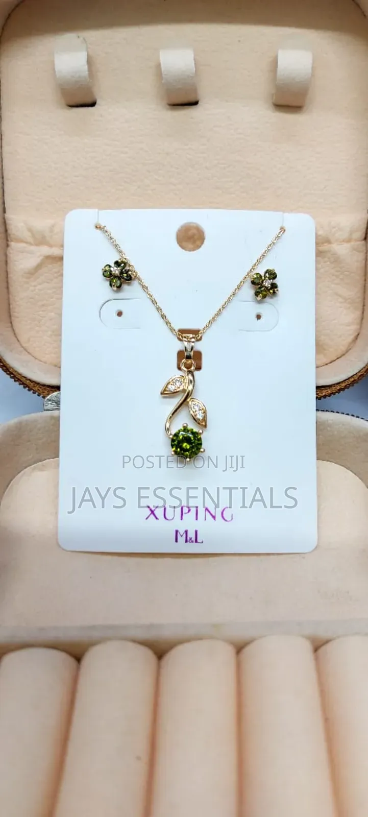 Coordinated Set of Necklaces and Earrings