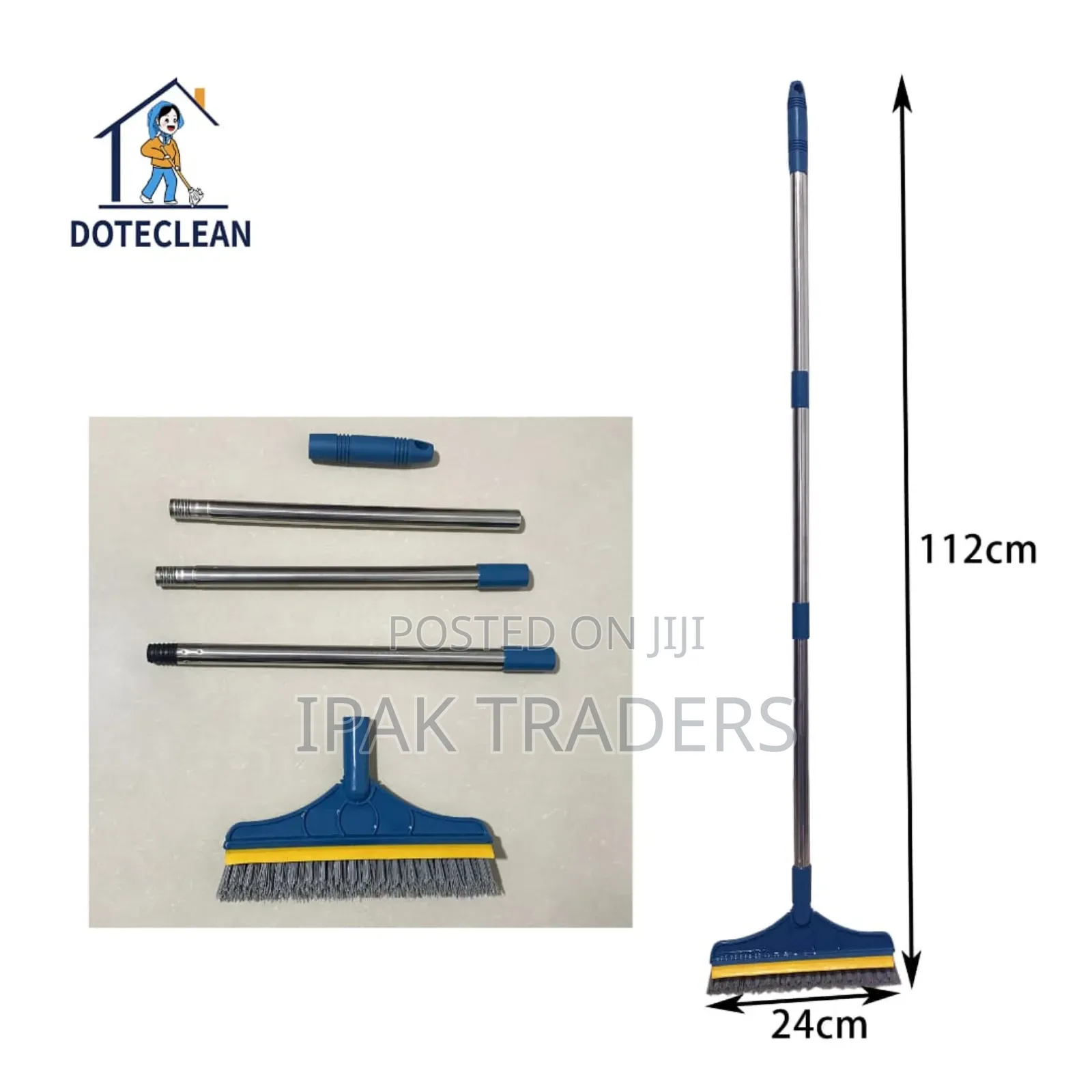 2 in 1 v-Shape Magic Broom and Squeegee