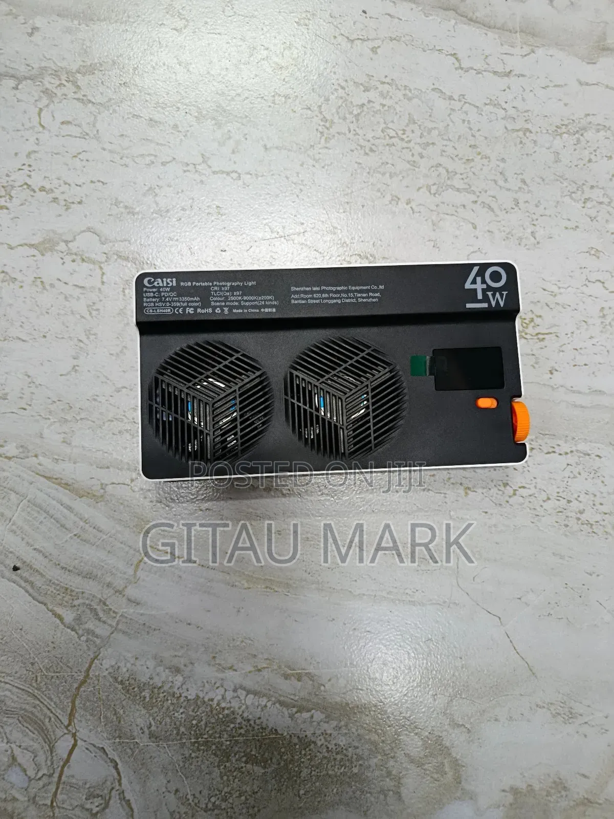 Caisi Cs-Lsh40r RGB +Bi Colour Videolight