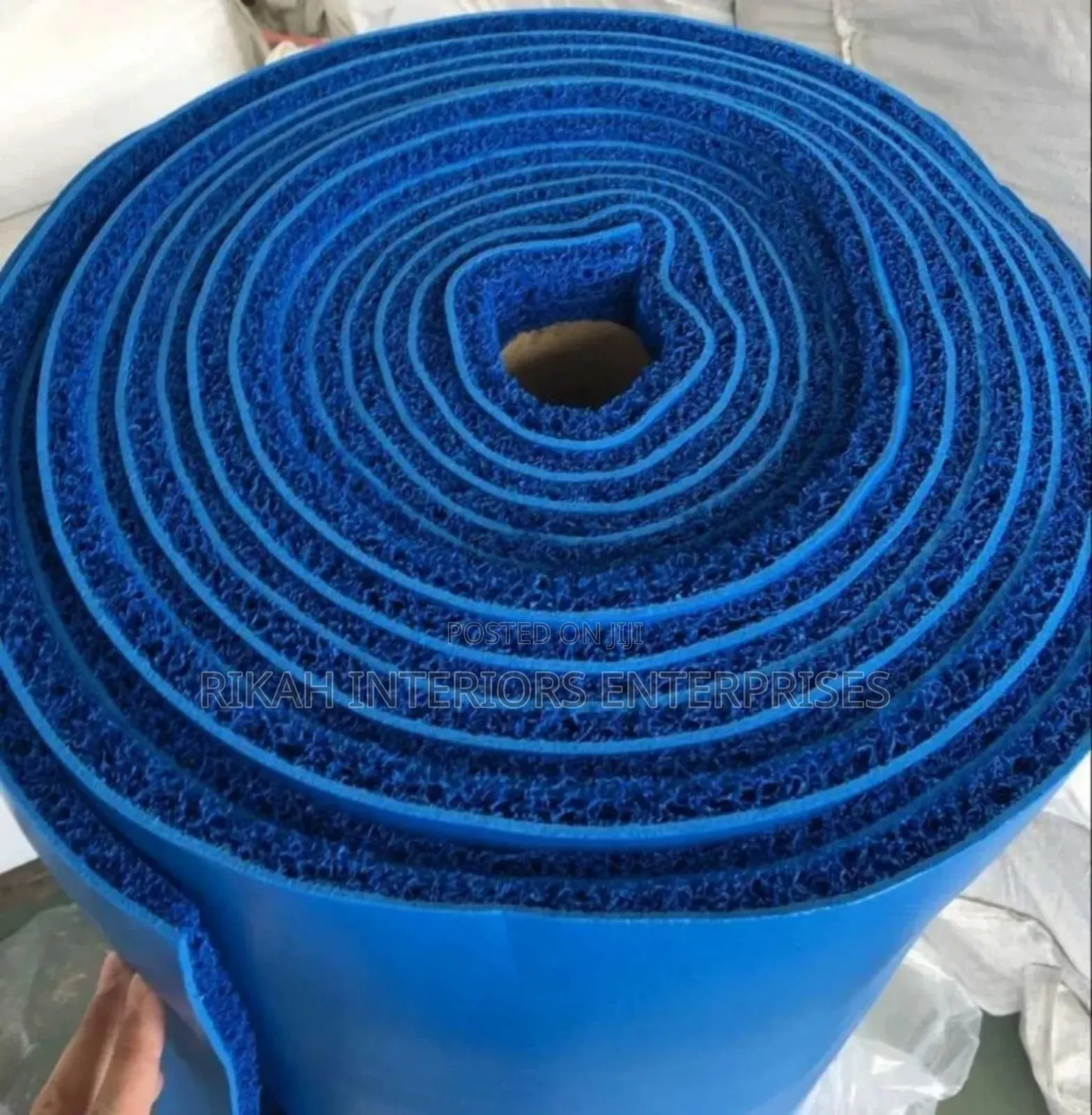 PVC Blue Spaghetti Mat
