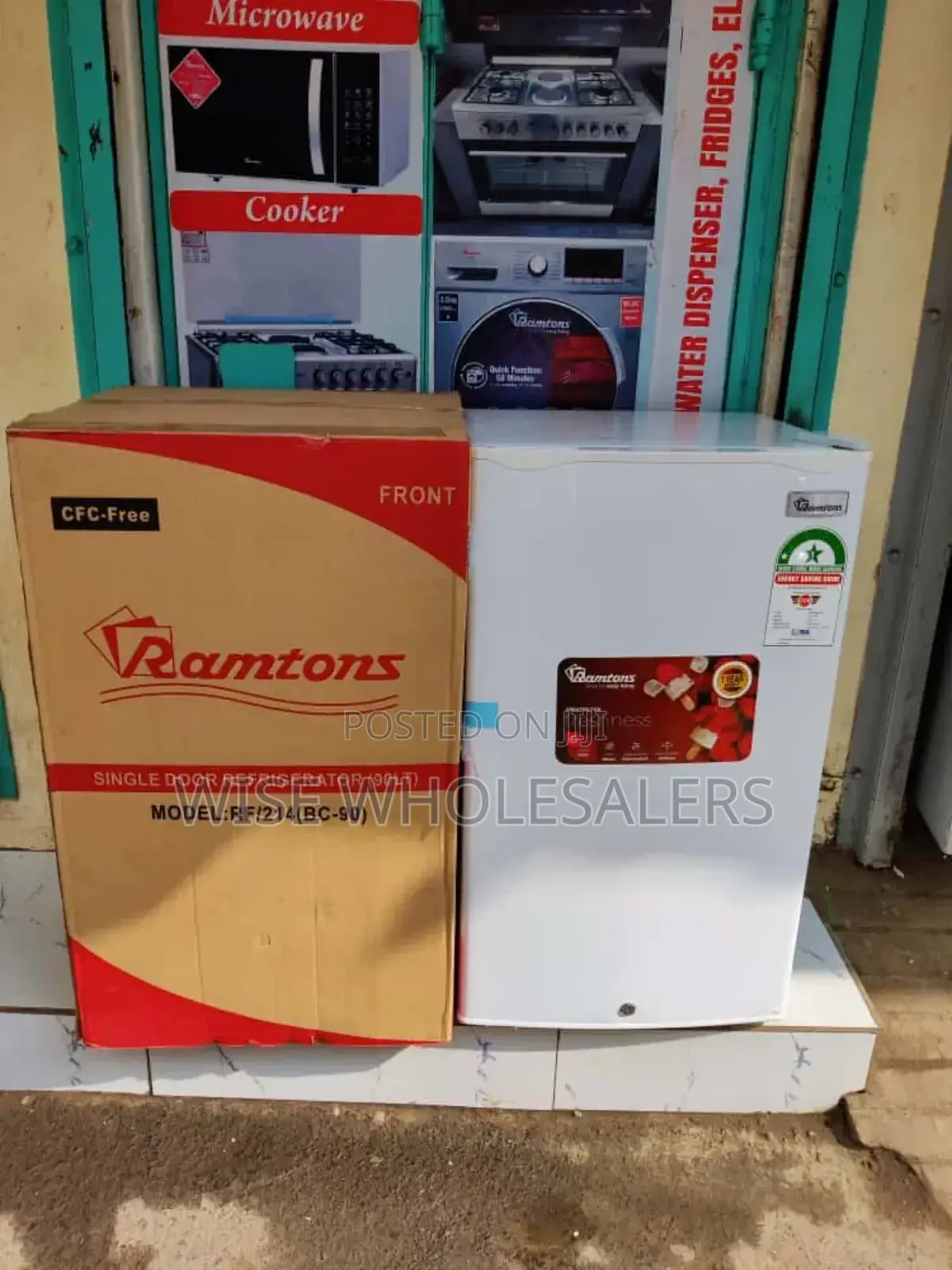 Ramtons Single Door Fridge 90litres Rf214