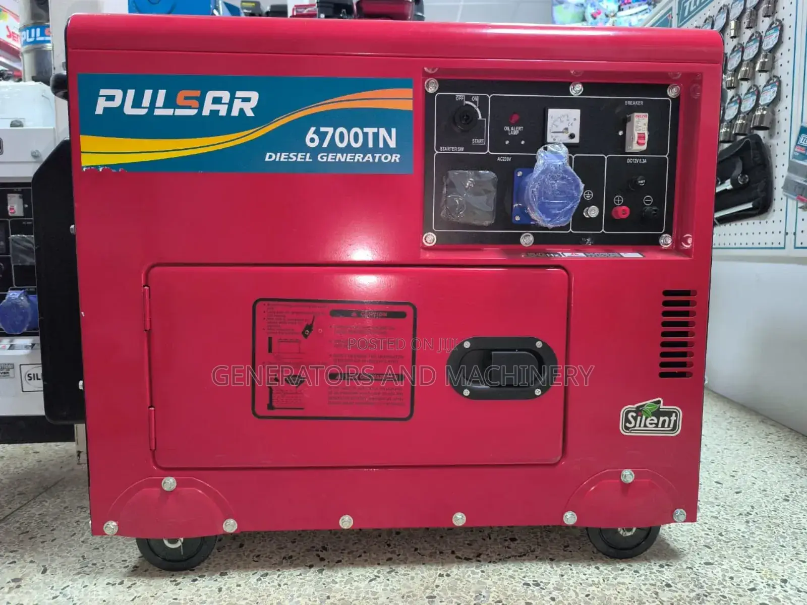 Black Nov 7kva Generator Pulsar