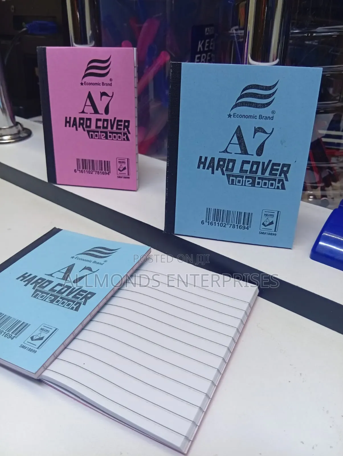 A7 Hard Cover Notebook- Pocket Size