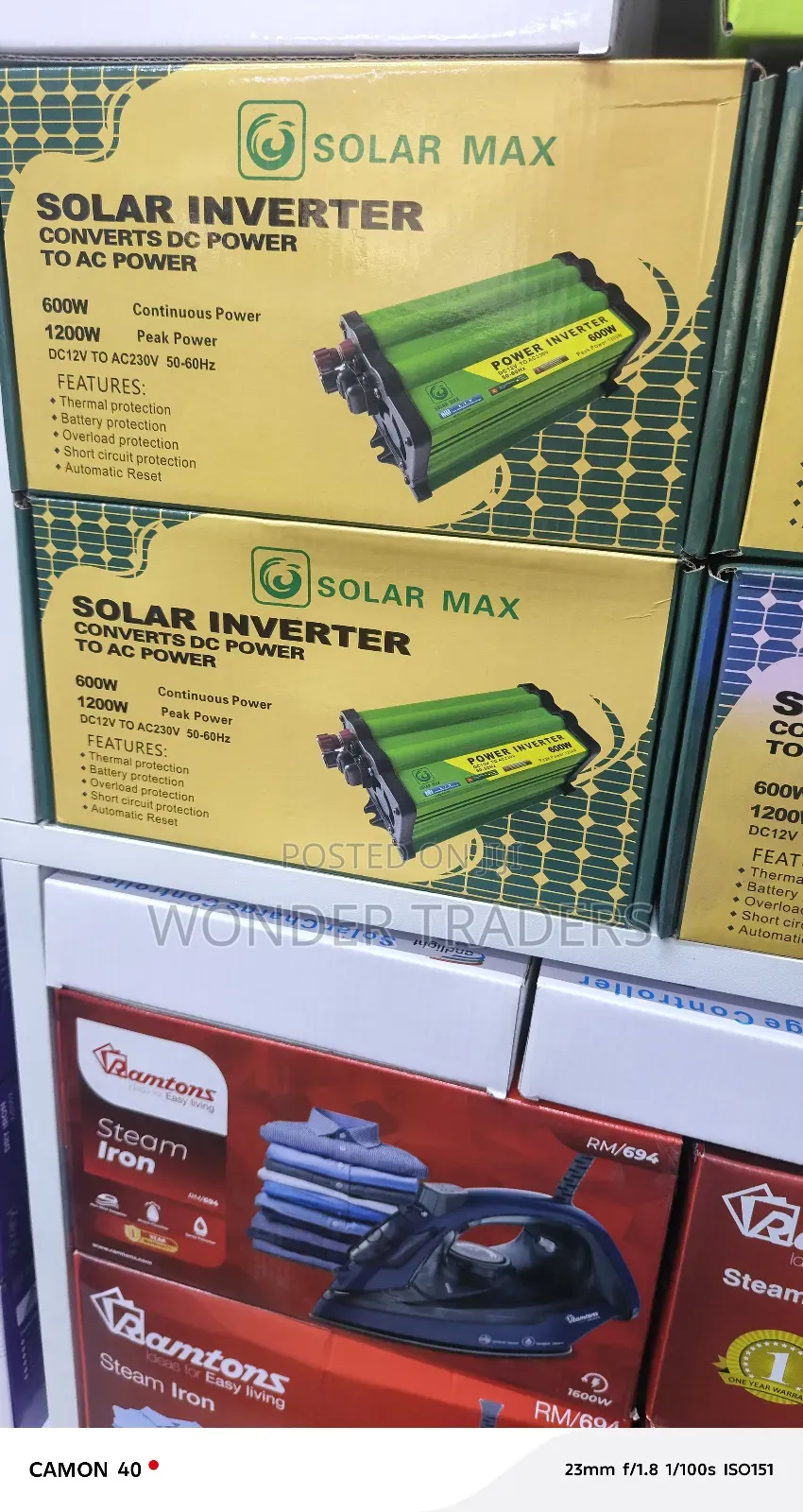 Solar Inverter Convert Dc Power to Ac Power 600w
