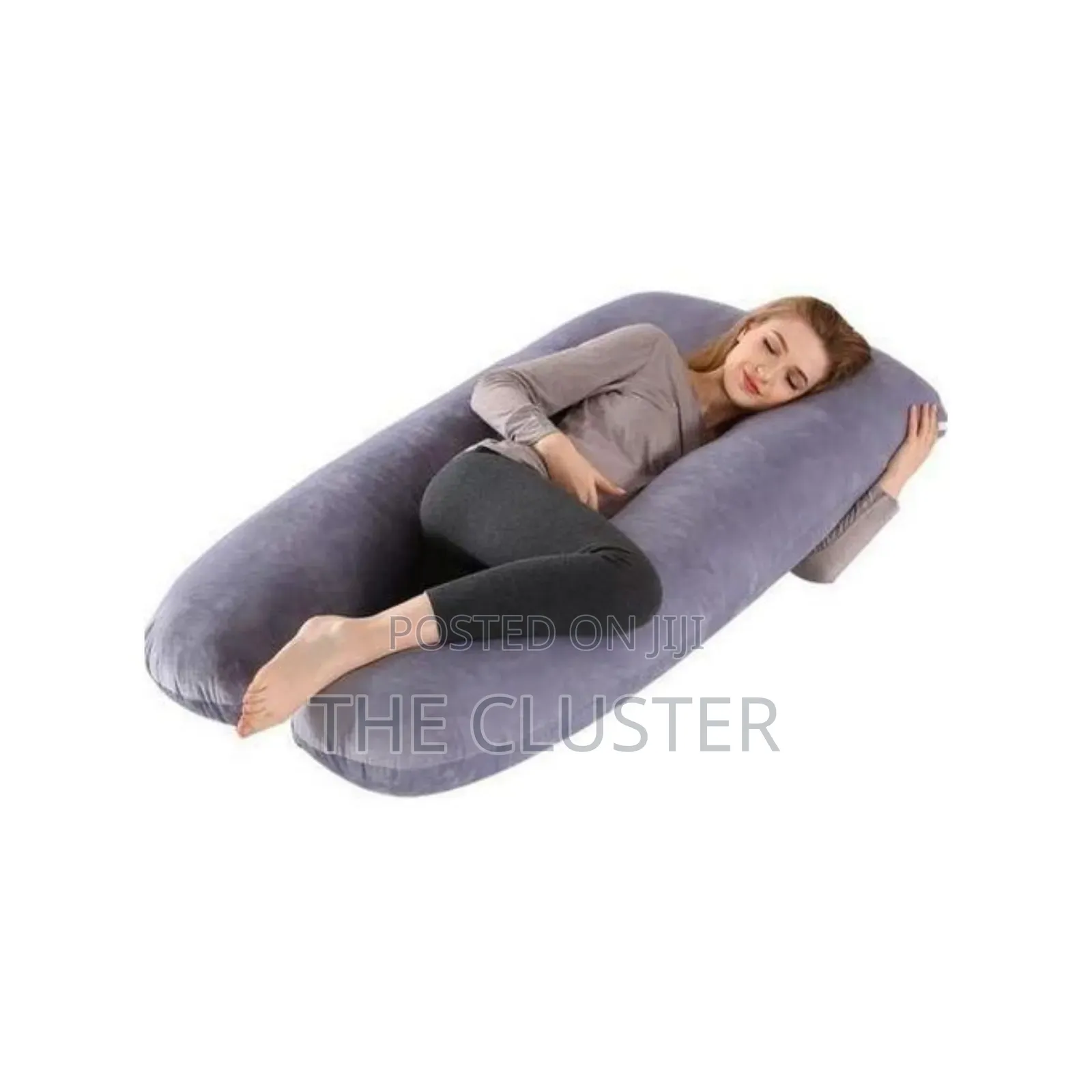 U Shaped Velvet Pregnancy Pillow
