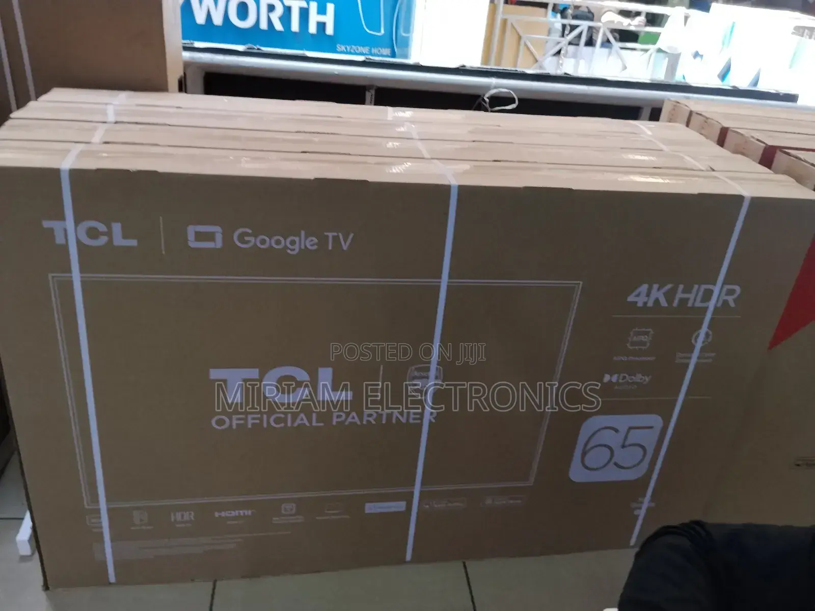 TCL 65′′ V6c (New 2025) HDR Google Tv – 65v6c