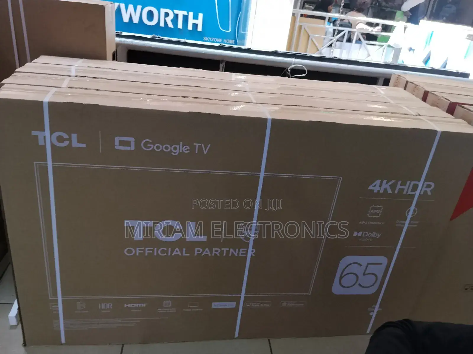 TCL 65′′ V6c (New 2025) HDR Google Tv – 65v6c