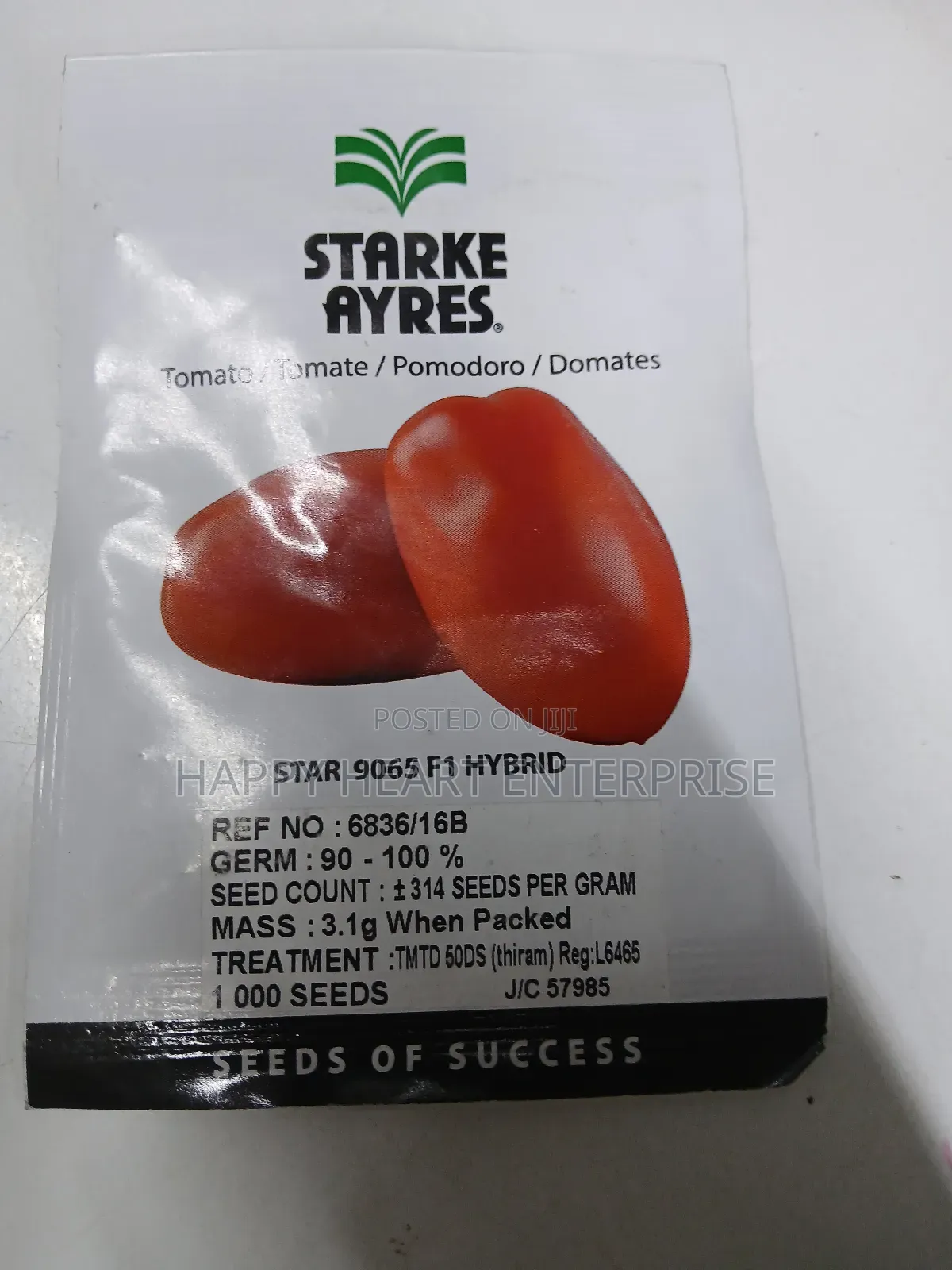 Star 9065 F1 Hybrid Tomato 3.1g