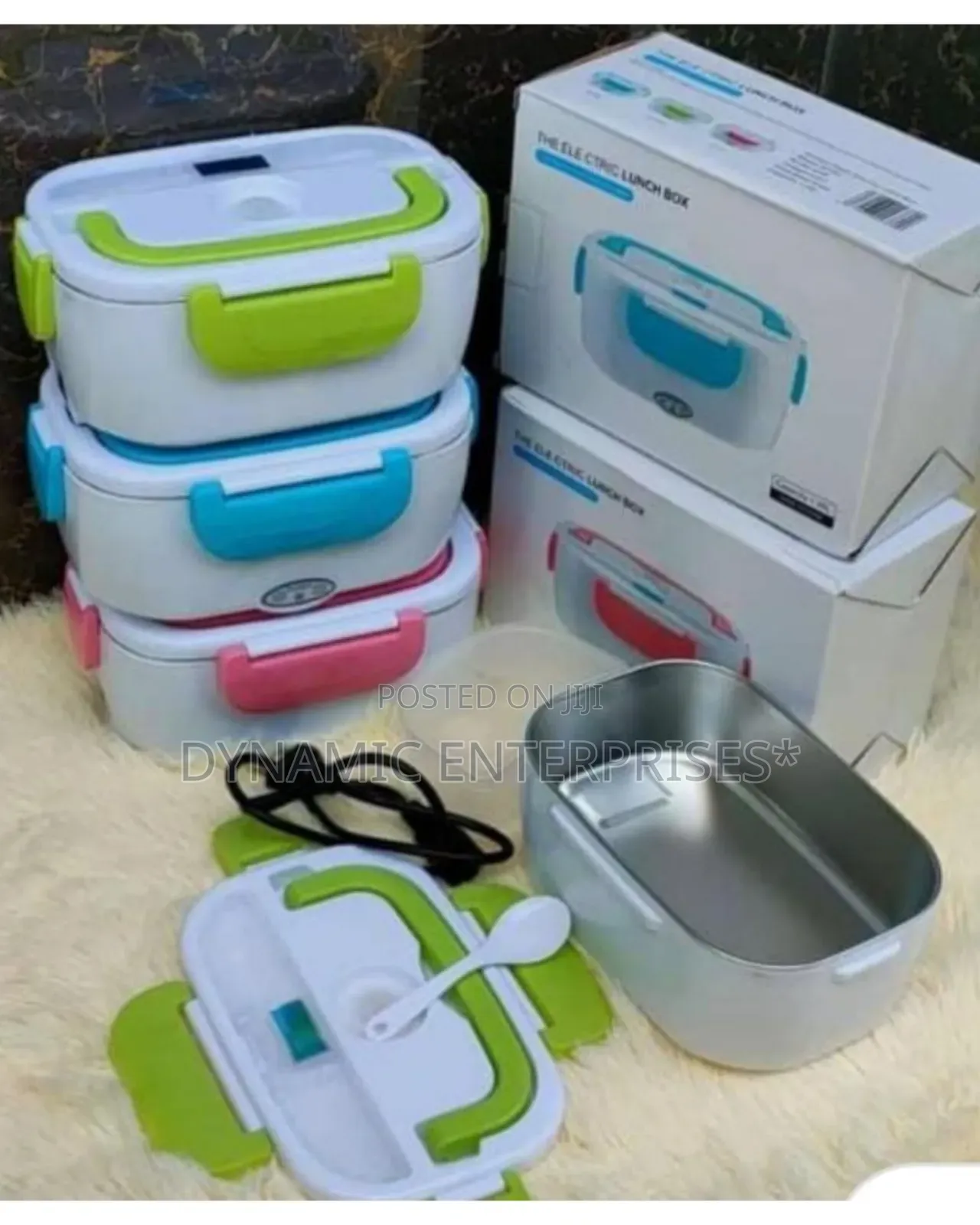 Electric Lunch Box With Silver Liner