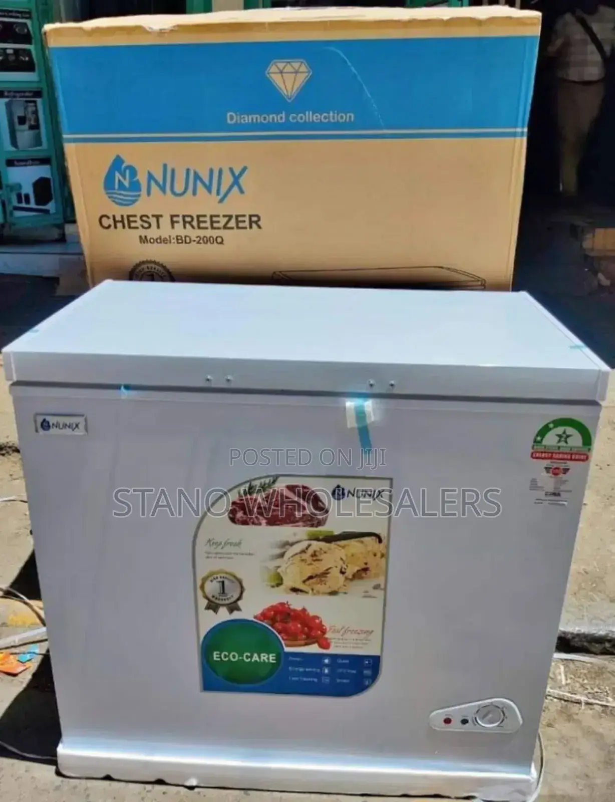 200ltrs Nunix Chest Deep Freezer