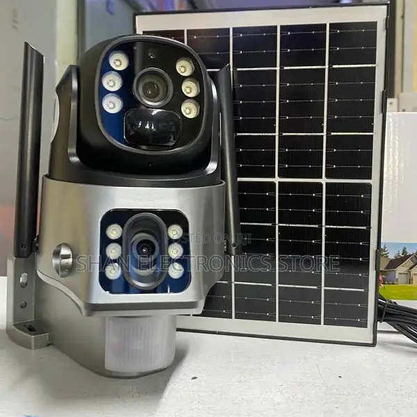 Waterproof 4g Sim PTZ Solar Sim Card Solar Camera V380 Pro Dual Lens