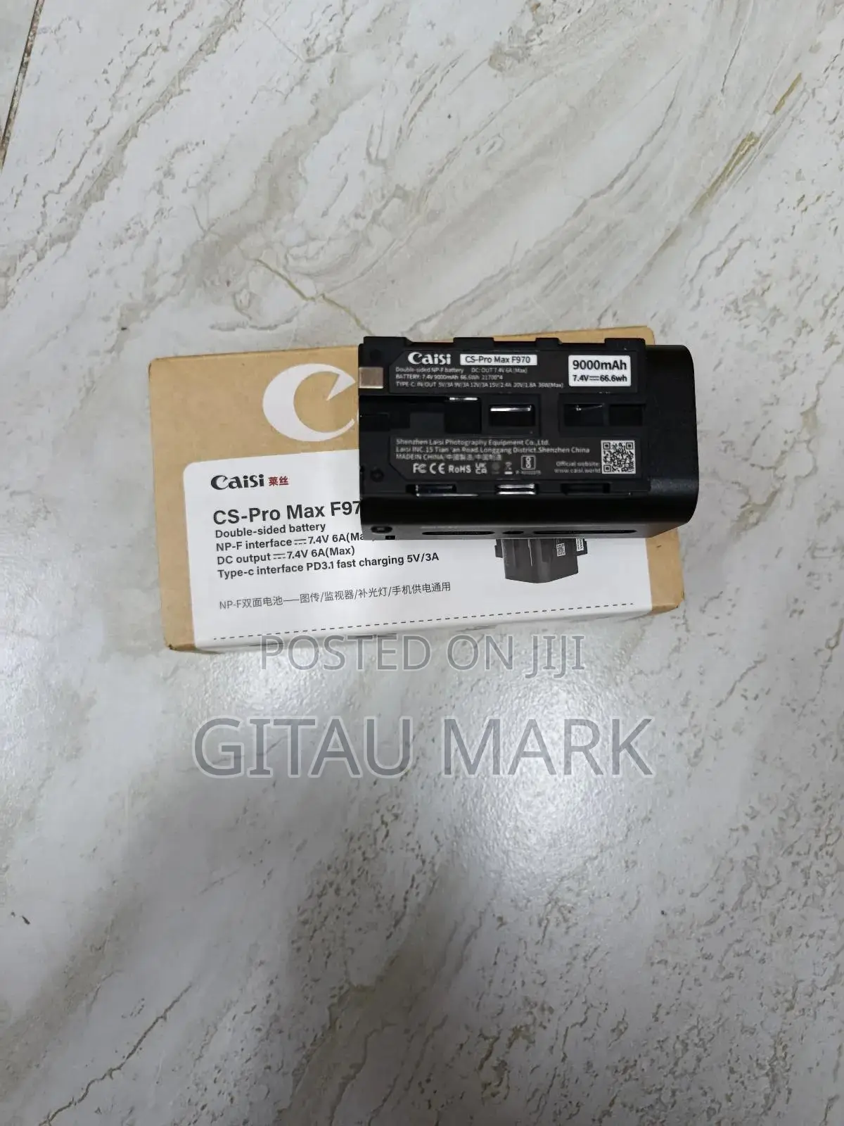 Caisi Cs-Pro Max Np F970 Battery 9000mah