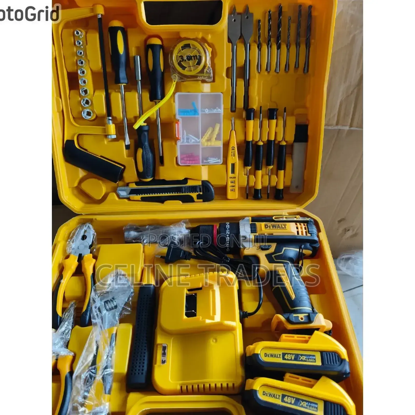 Dewalt 48v Cordless Drill With Metallic Chuck