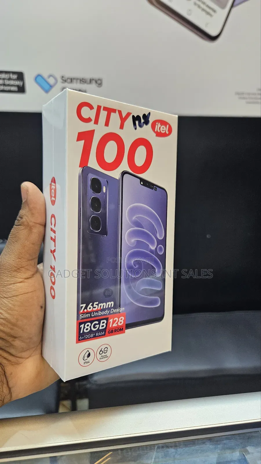 New Itel City 100 128 GB Blue