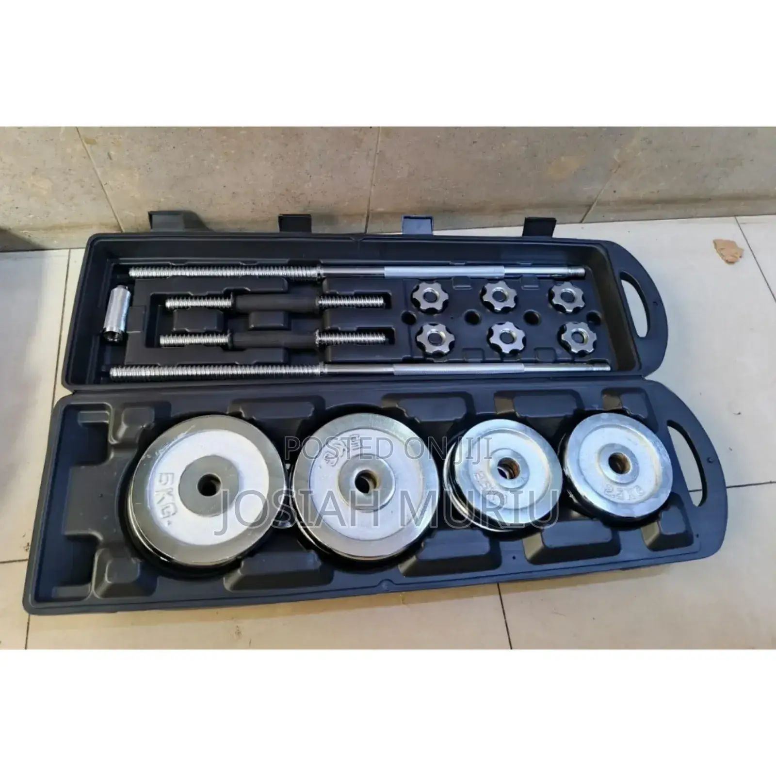 50kg Chrome Dumbbell Set
