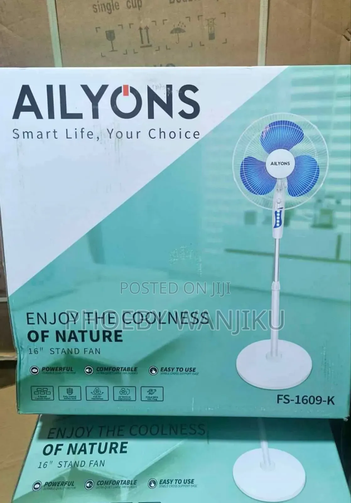 Stand Fan/Ailyons Stand Fan for Smart Life