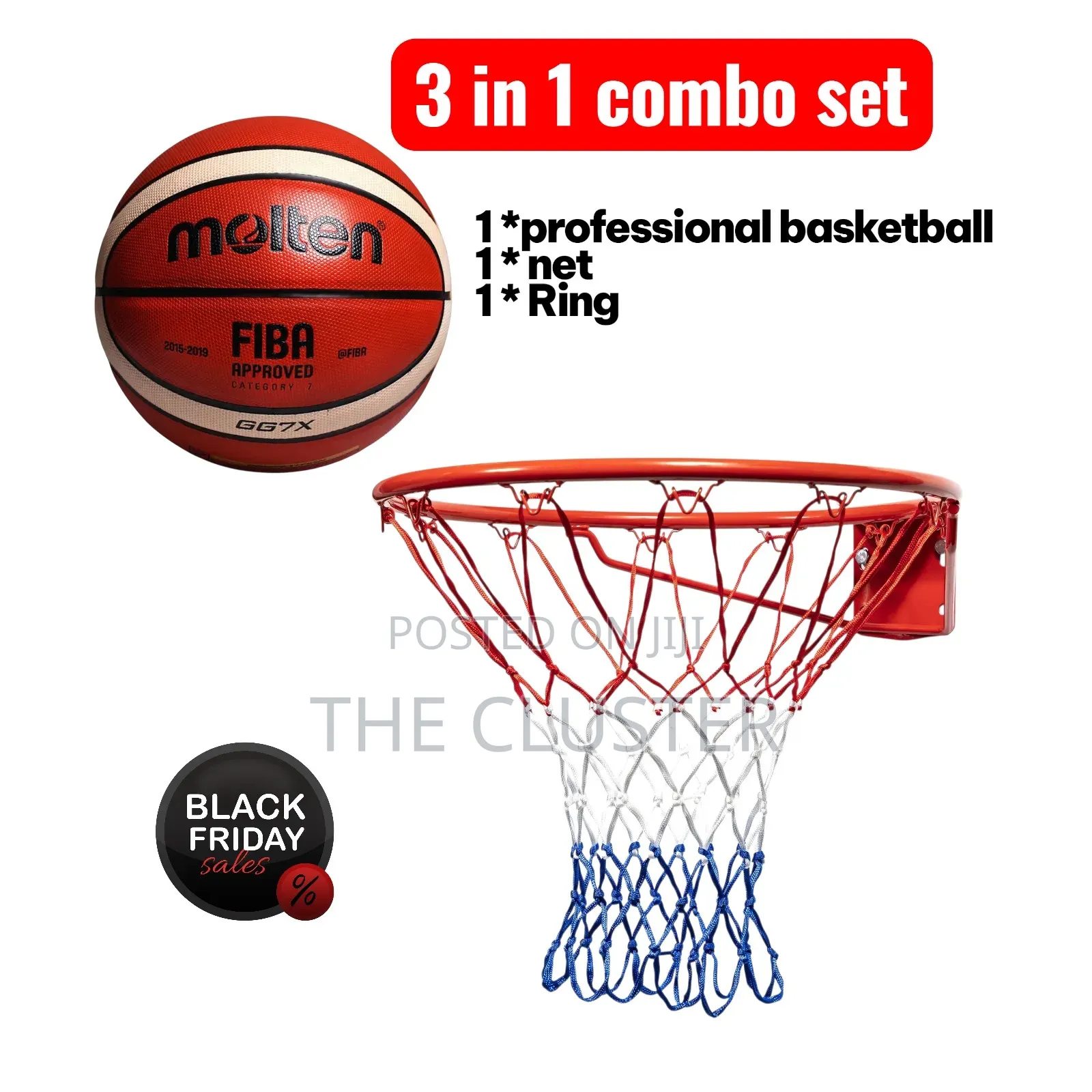 Professional Basketball Plus Ring Plus Net