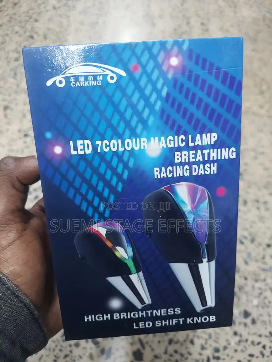 Led Gear Shift Knob With Blue Magic Breathing Light + Usb