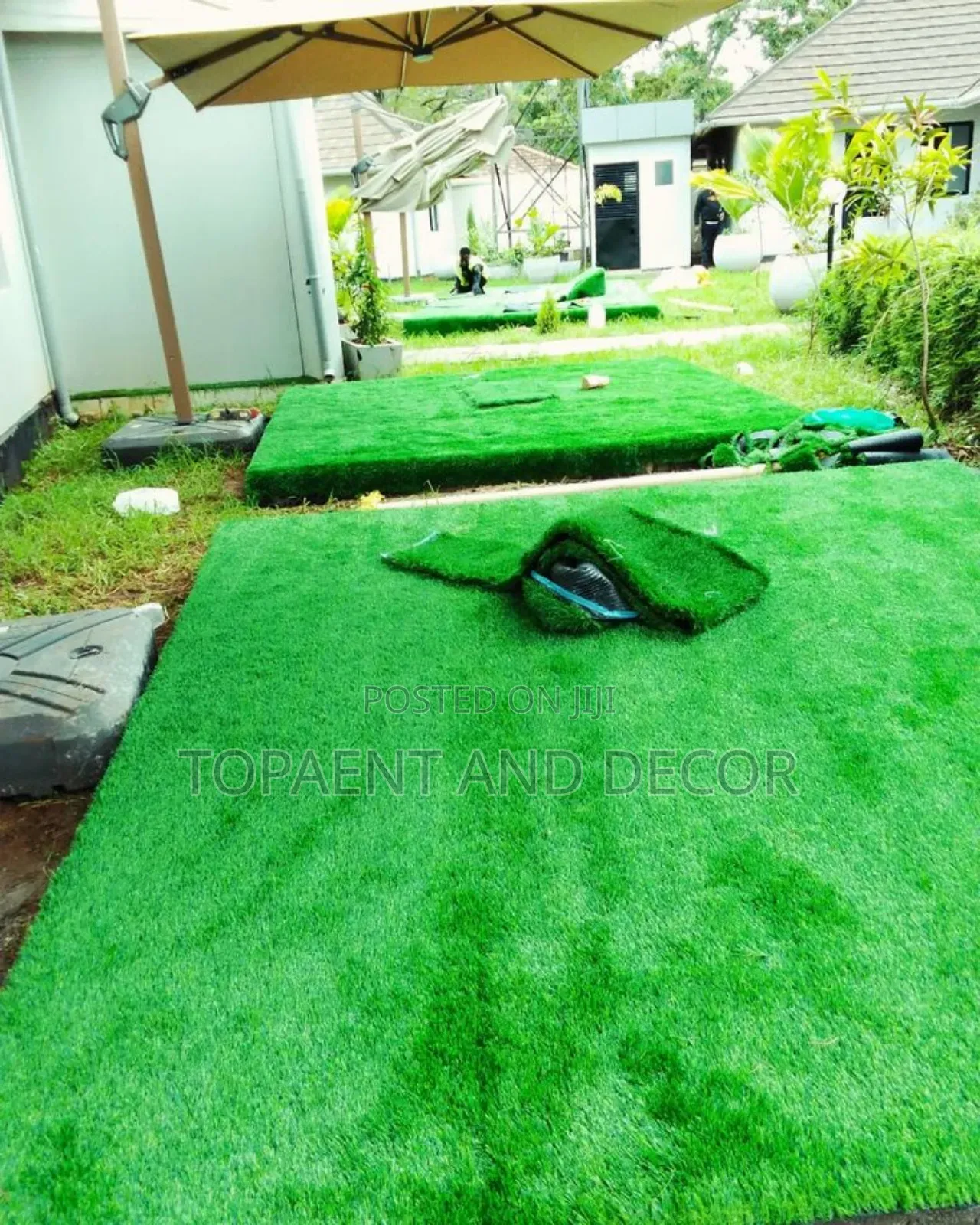 Thick Artificial Grass Carpet for Patio and Compound