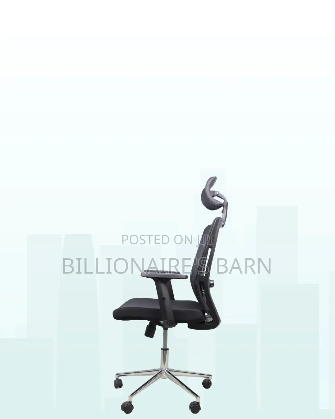 Sleek Mesh Chair With Chrome Base | Ideal for Home Office