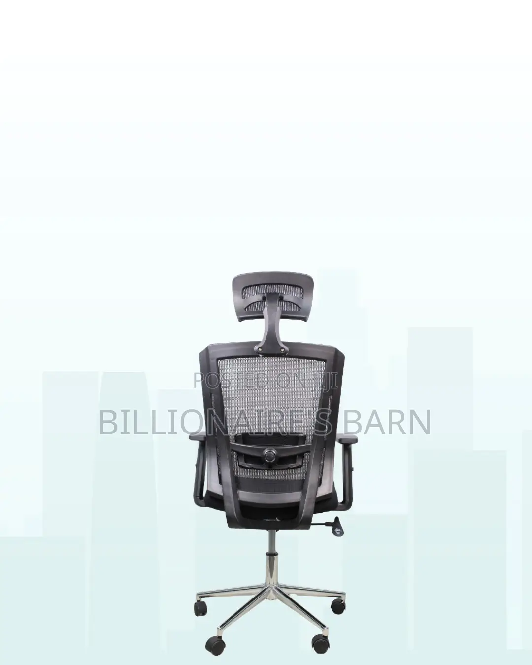 Sleek Mesh Chair With Chrome Base | Ideal for Home Office