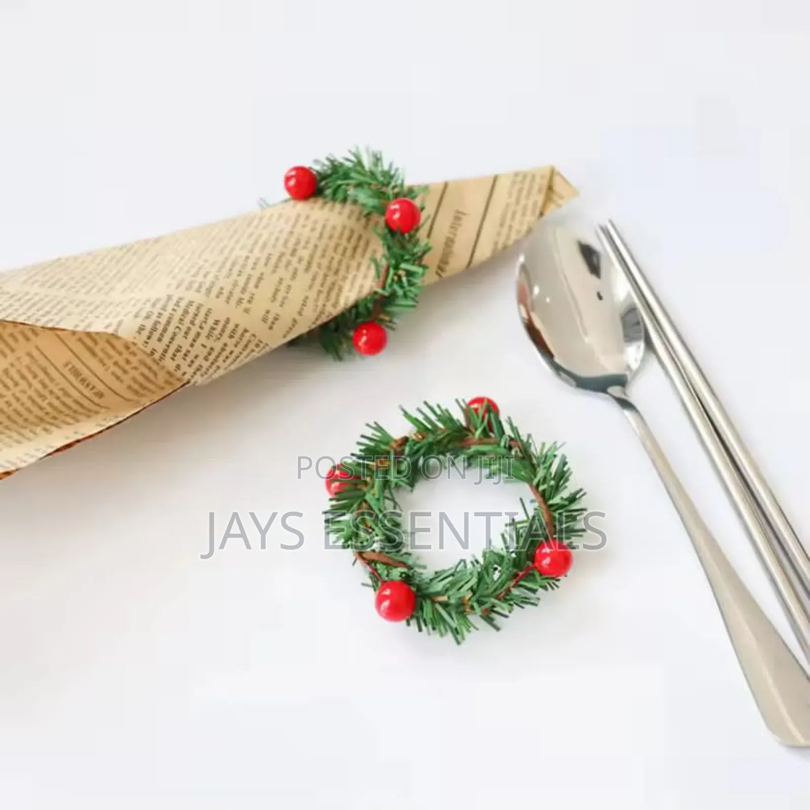 6pc Christmas Napkin Rings