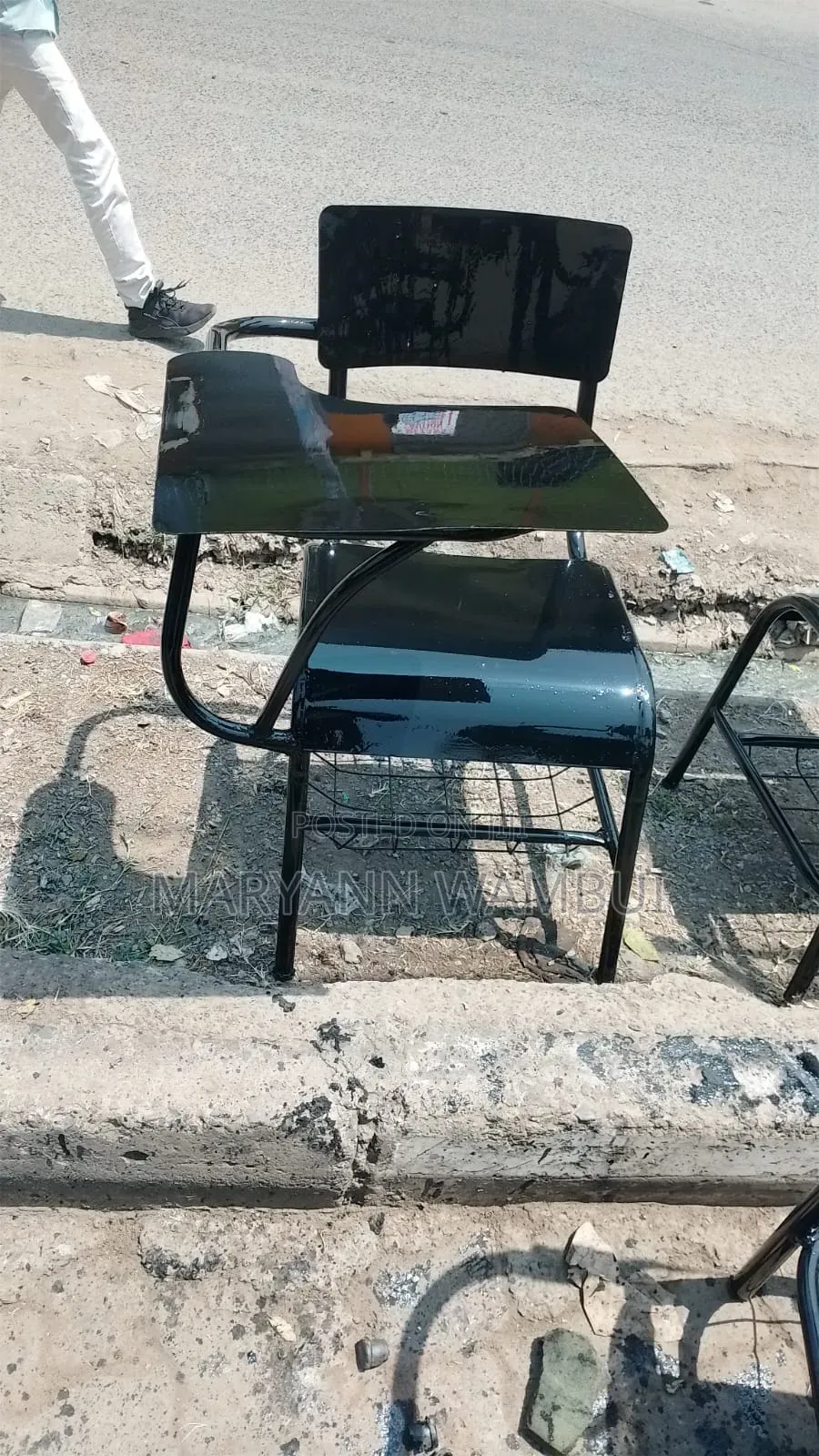 College Armchairs Made of Metal
